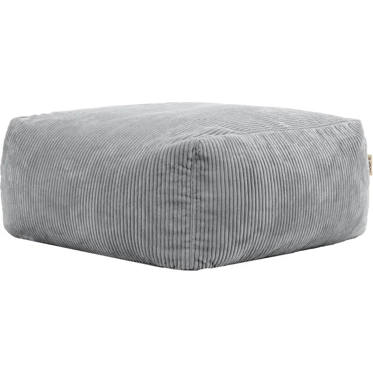 icon Sitzsack Modulares Hocker aus Cord Flauschig „Zen“, Schaumstoff Füllung, für Wohnzimmer, für Schlafzimmer