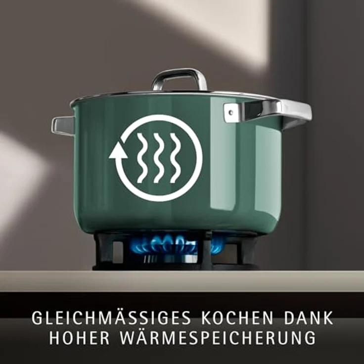 WMF Topf-Set Fusiontec Mineral Pro, 4-teilig, Eucalyptus Haze, kratzfestes Material, für alle Herdarten geeignet, Made in Germany – Bild 4