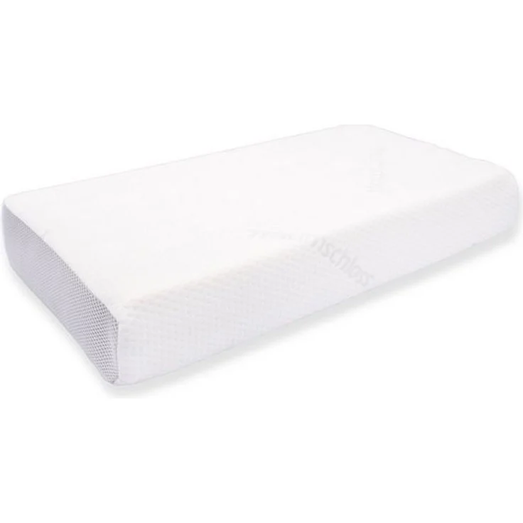 Traumschloss Nackenstützkissen Premium Plus, Füllung: Viscoschaumkern, Bezug: 100% Polyester, Rückenschläfer, Seitenschläfer, Bauchschläfer, supersoft Ohrenweichzone mit aufwendigem 3D Würfelschnitt (RG50) – Bild 4