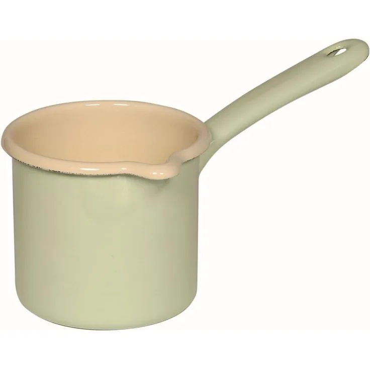 Riess Schnabeltopf mit Stiel Milchtopf | Nilgrün 10cm