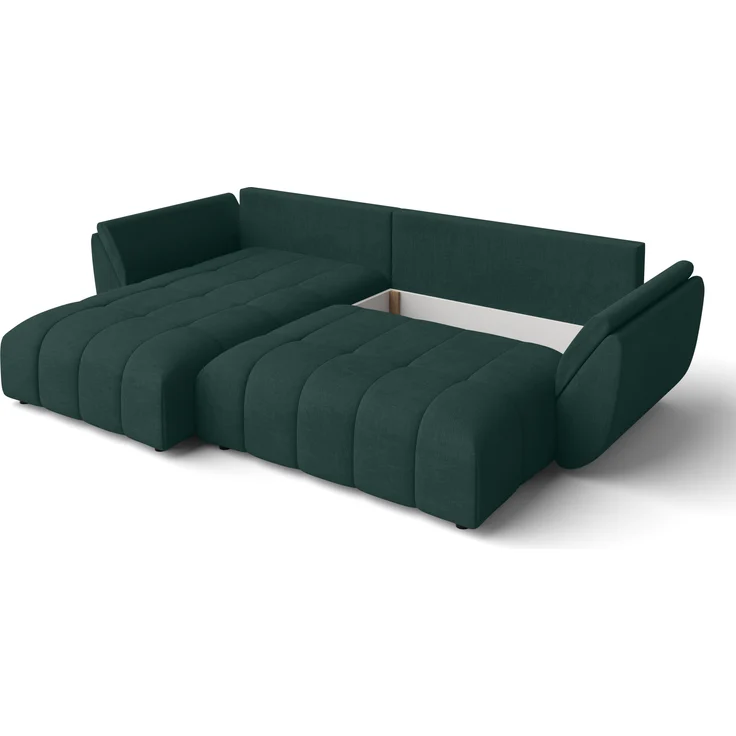 AX LIVING L Form Ecksofa grün Verciani Schlaffunktion Bettkasten 280cm – Bild 8