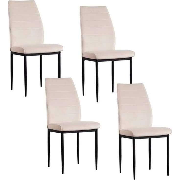 HTI-Living Esszimmerstuhl Stuhl Madison Velvet 4er-Set (Set, 4 St), Esszimmerstuhl Samt – Bild 2