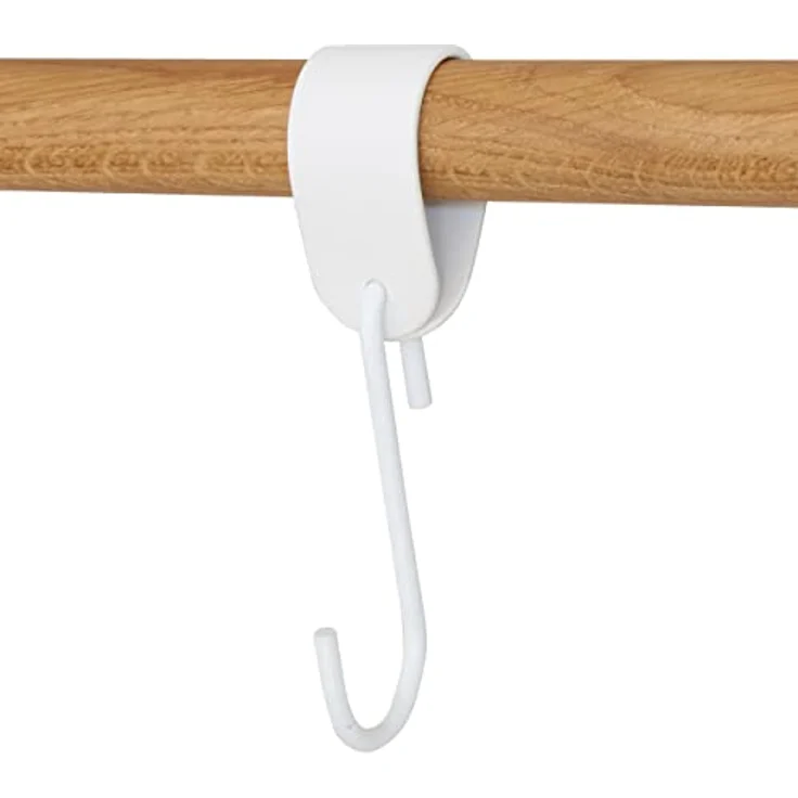 Natural Goods Berlin Garderobenhaken Schlaufe (6 St), Veganes PU Kunstleder Handtuch- Manetlhalter Kleideraufhänger S-Haken – Bild 7