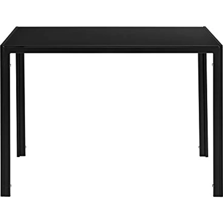 Esstisch Enschede 105x60x75 cm Tischplatte Glas Schwarz en. casa – Bild 6