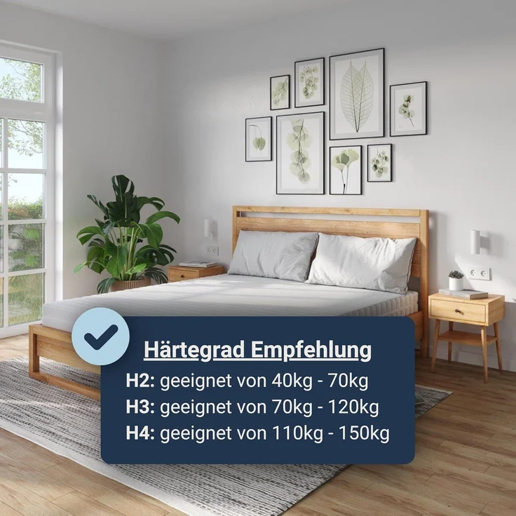 Betten-ABC KSP-Spezial Die Sondermaß-Matratze mit 7 Zonen, ideal für Wohnwagen und Wohnmobile, Größe: 150x200, Härtegrad: H4 – Bild 8
