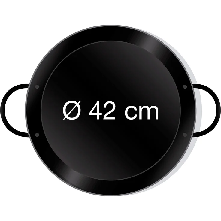 Paella-Pfanne emailliert Ø 42 cm – Bild 3