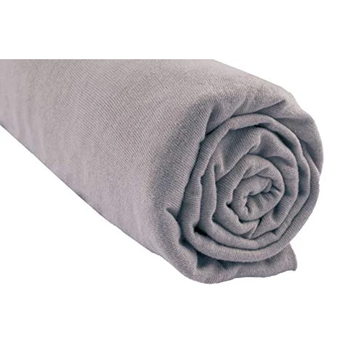 Easy Dort Spannbettlaken, Bio-Baumwolle, 70x160 cm, Farbe Weiß/Ecru/Nussbraun – Bild 5