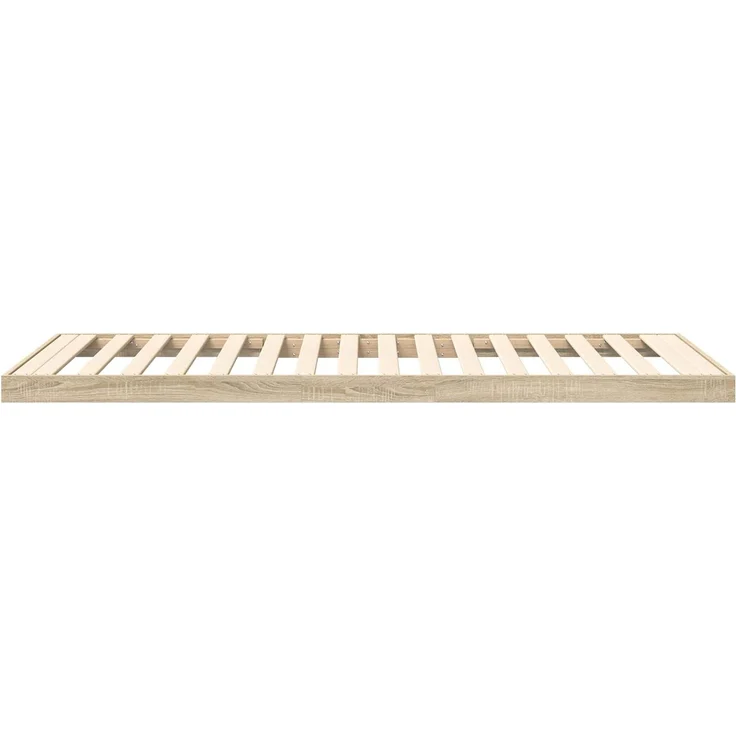 vidaXL Bodenbettrahmen, Holz Sonoma-Eiche Natur, 86,5x200 cm – Bild 7