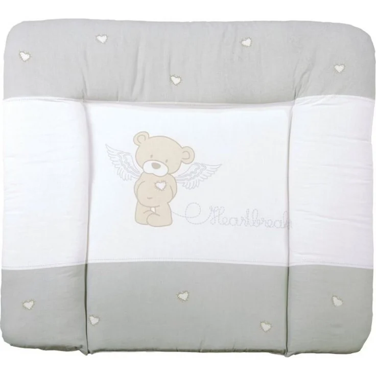 roba Wickelauflage 'Heartbreaker' 85 x 75 cm - PU beschichet & 100% phthalatfrei - Beige / Weiß – Bild 2