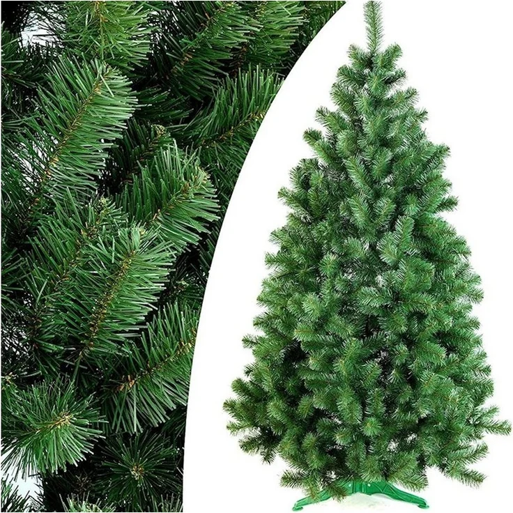 AmeliaHome Künstlicher Weihnachtsbaum Künstlicher Weihnachtsbaum Lena - täuschend echter Christbaum, Tannenbaum künstlich, mit Ständer, einfacher Aufbau – Bild 1