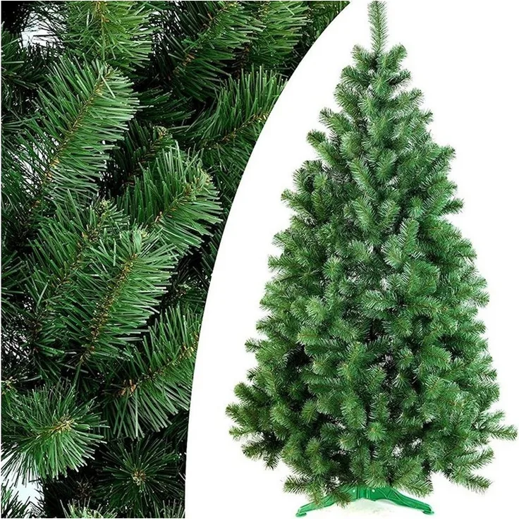 AmeliaHome Künstlicher Weihnachtsbaum Künstlicher Weihnachtsbaum Lena - täuschend echter Christbaum, Tannenbaum künstlich, mit Ständer, einfacher Aufbau