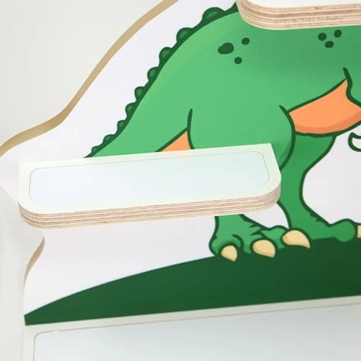 stadtecken Kinder Regal für Musikbox I Geeignet für die Toniebox und ca. 50 Tonies I Perfekte Aufbewahrung für Kinderzimmer I zum Aufstellen oder Aufhängen (T-Rex, Mittel) – Bild 7