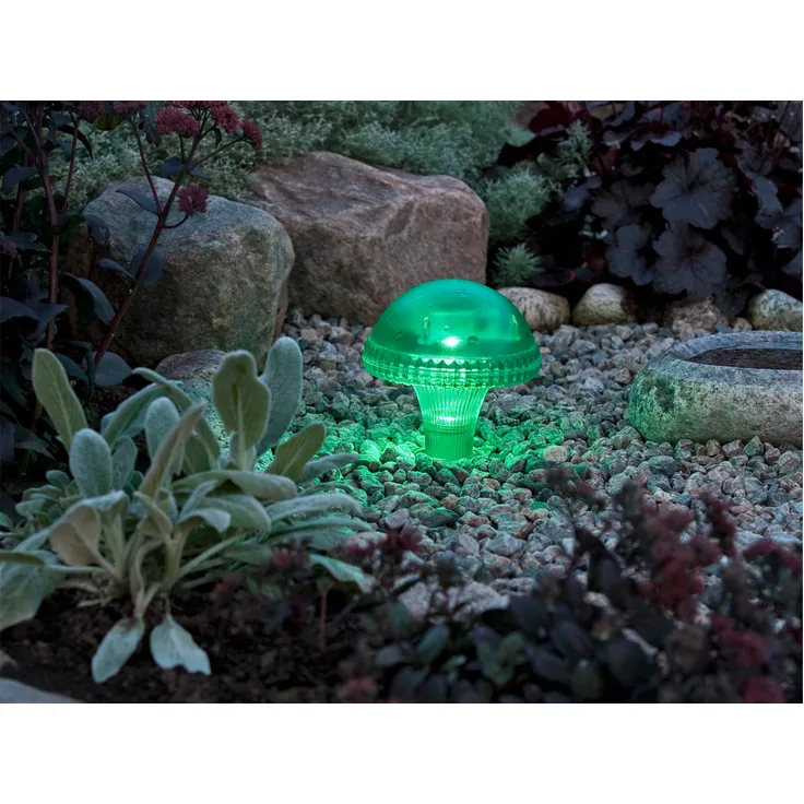 KONSTSMIDE Assisi Pilz Solar LED Leuchte grün