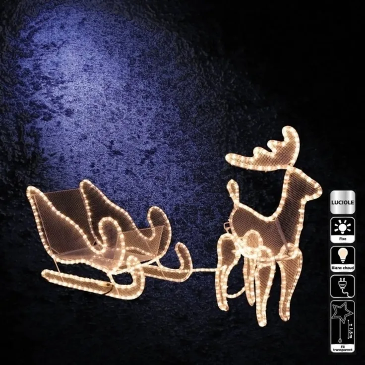 Fééric Lights and Christmas Rentier Weihnachten 240 LED Lichtdekoration für draußen