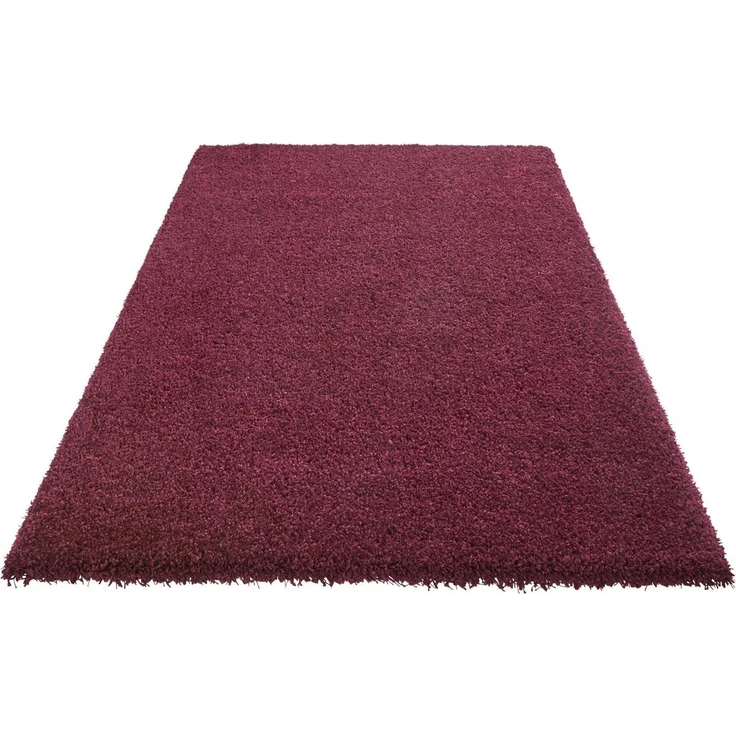 TaraCarpet Langflor-Teppich Ragolle Twilight, rechteckig, Höhe: 60 mm, Shaggy Hochflorteppich bordeaux rot Wohnzimmer Schlafzimmer 065x130 – Bild 3