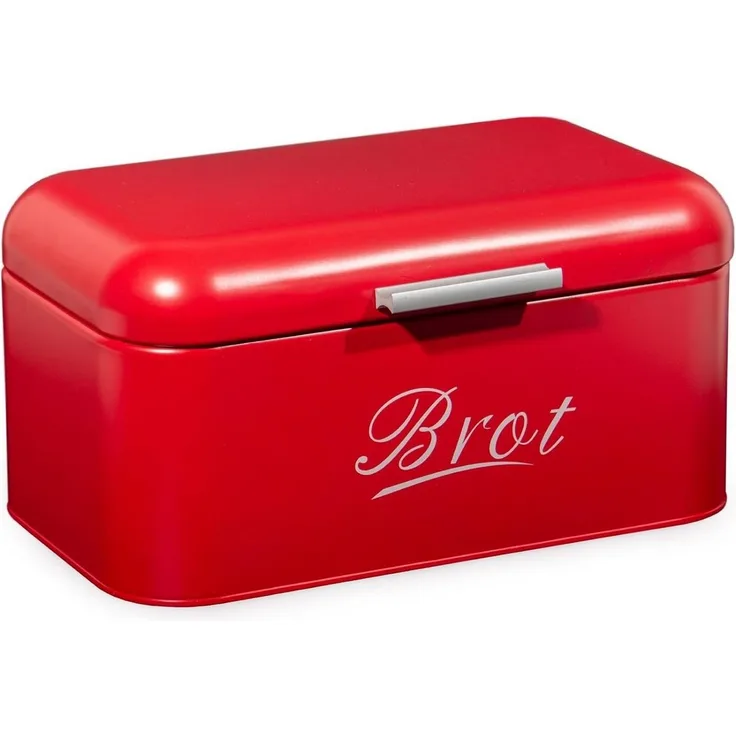 Zedelmaier Brotkasten Brotkasten aus Metall,Brot Lange Aufbewahren,Retro Brot Box mit Deckel, (1-tlg, MBH001&2), Stapelbar Brotaufbewahrungsbox
