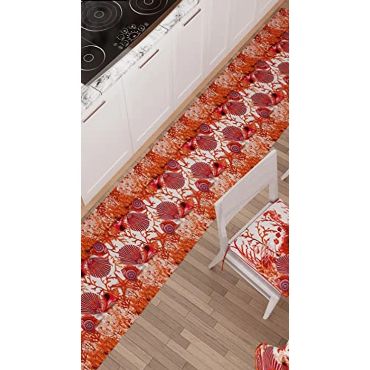 PETTI Artigiani Italiani Teppich für Küche 52x140 cm Corallo Rosso – Bild 3