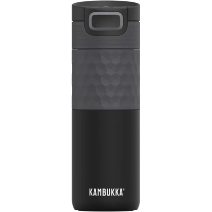 Kambukka Trinkbecher 500 ml Etna Grip Black Steel Edelstahl – Bild 4