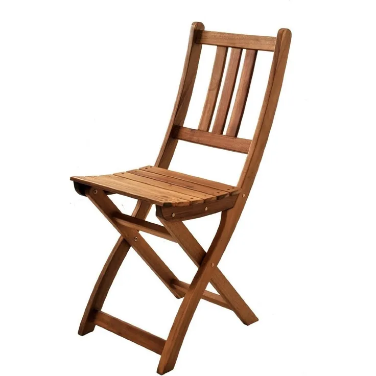 SAM Gartenstuhl Blossom, Akazie-Holz FSC® 100% Zertifiziert, ideal für Balkon, Garten & Terrasse, zusammenklappbar