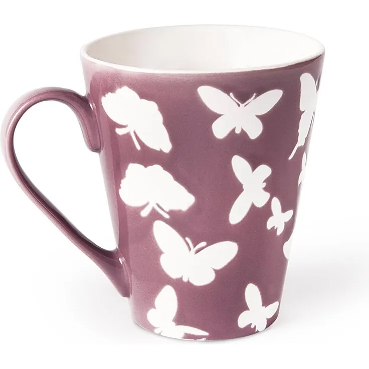 Excelsa Enjoy Mug, Porzellan, 10 x 10 x 8. 5 cm 10 x 10 x 8. 5 cm violett