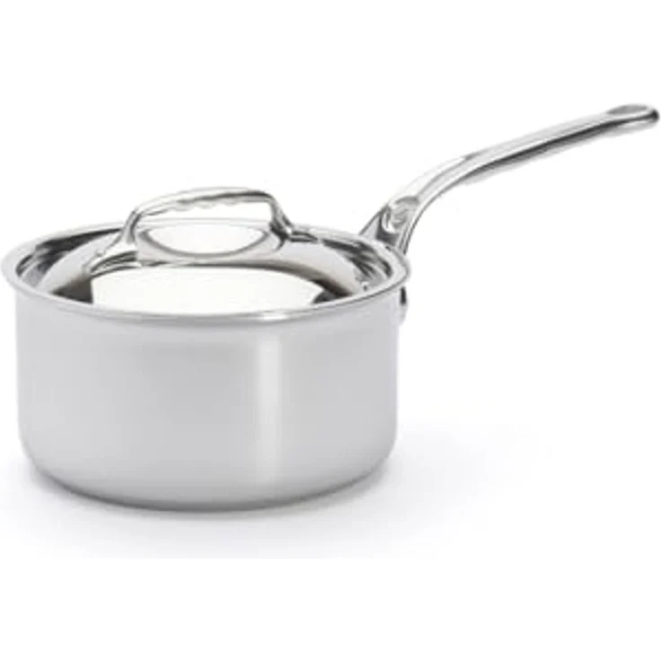 De Buyer Affinity Kasserolle Edelstahl mit Deckel 18 cm – Bild 1