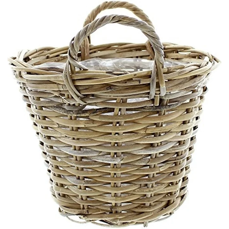 Pflanzkorb Blumenkorb Blumentopf Pflanzentopf Korb Übertopf Blumenkübel – Bild 2