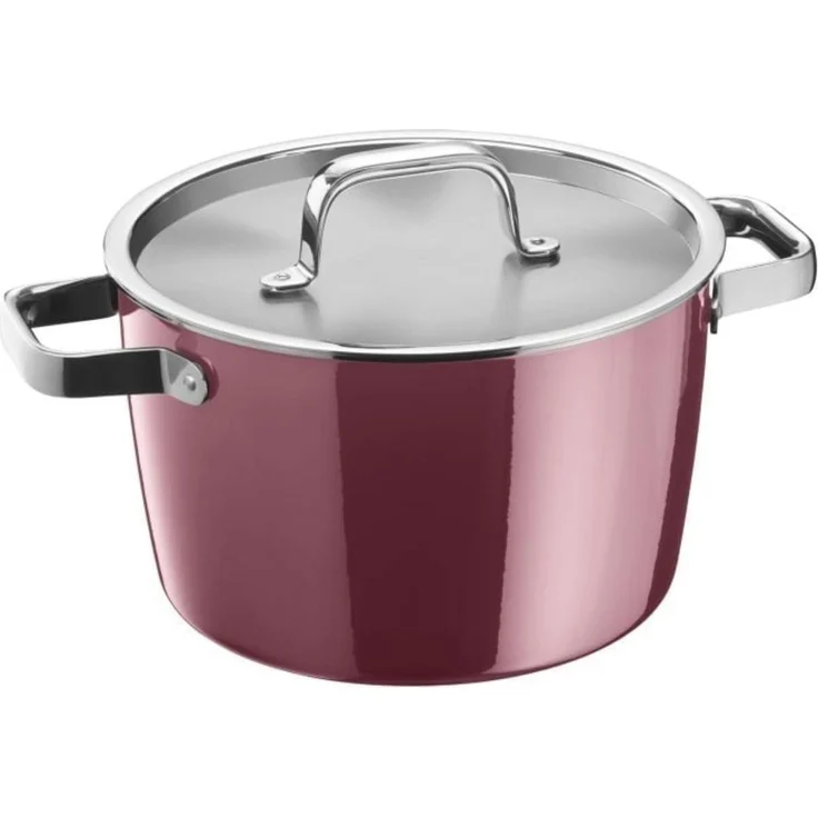 WMF Bratentopf 24 cm m. Deckel Fusiontec Aromatic Rose Quartz – Bild 4