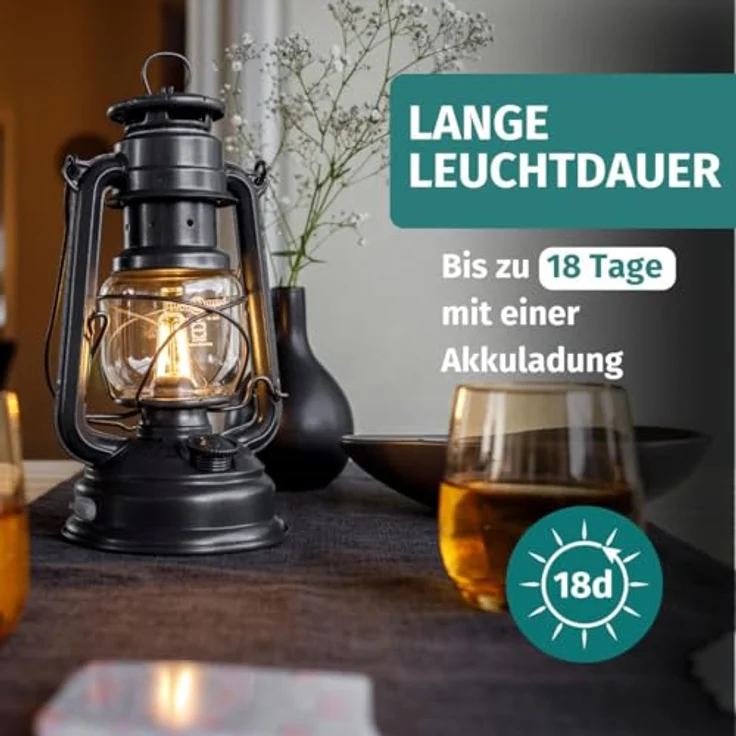 Feuerhand LED Laterne Baby Special 276 bronze – Bild 6
