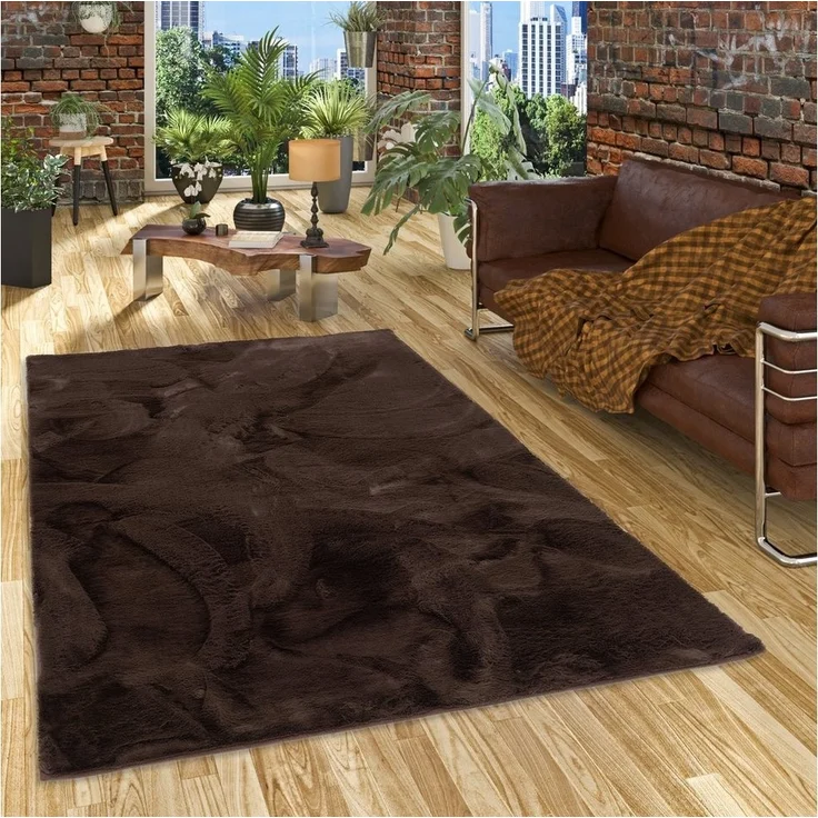 Pergamon Fellteppich Fellteppich Luxus Super Soft Plush, Rechteckig, Höhe: 25 mm – Bild 5