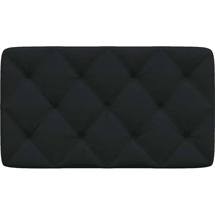 vidaXL Kopfteil-Kissen Schwarz 80 cm Stoff – Bild 4