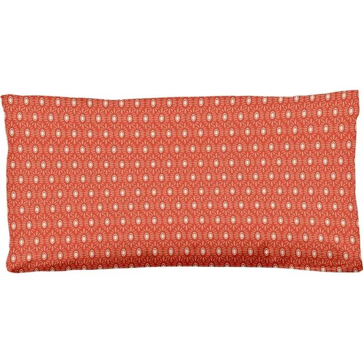 hip Kissenbezug Lynouk, (1 Stück), Baumwolle, Mako-Satin, 40x80, 1 Stück, Reißverschluss, Lynouk, Orange