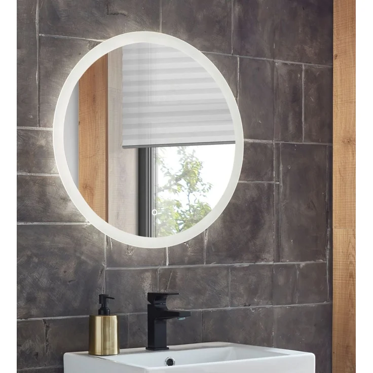 Badezimmer Spiegel Glide mit LED Beleuchtung rund 60 cm – Bild 5