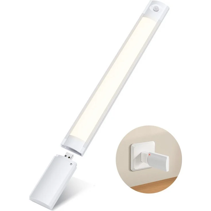 Aigostar Schrankleuchte LED Schranklicht USB Wiederaufladbar Nachtlicht 4000K – Bild 1
