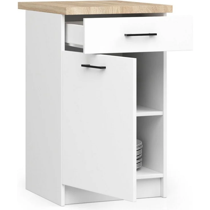 Raumhirsch Furniture Unterschrank Moderner Küchenunterschrank - Stilvolles Design - Küchenmodul (Viele Farbvarianten - Maße 40x85x46 cm) robuste Konstruktion – Bild 1