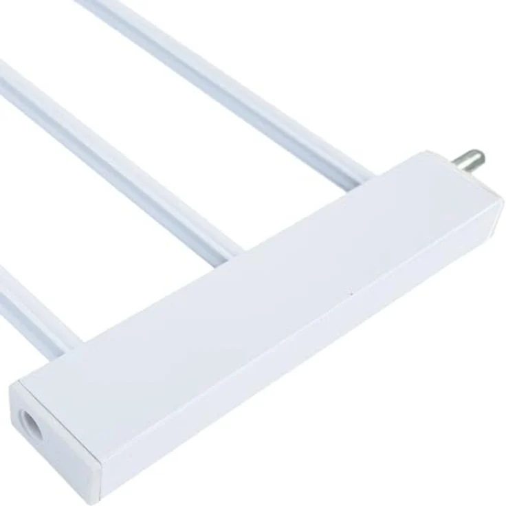 Absperrgitter Treppenschutzgitter weiß für 95-105cm Durchgang 110cm Hoch – Bild 7