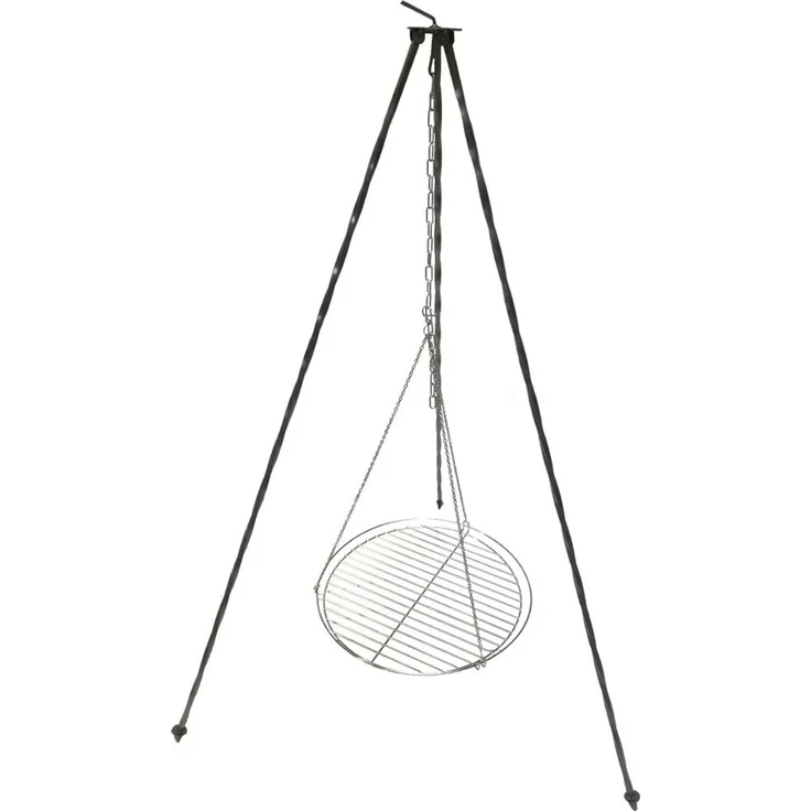 Buschbeck Schwenkgrill mit Rost, Stahl, 110 x 110 x 160 cm – Bild 1