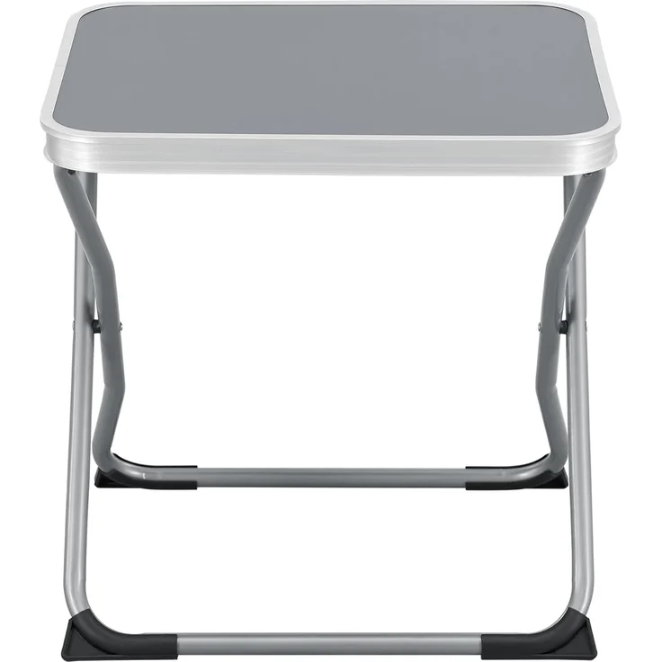 2-in-1 Campinghocker und -Tisch Barete 47x47x37 cm Grau [en. casa] – Bild 5
