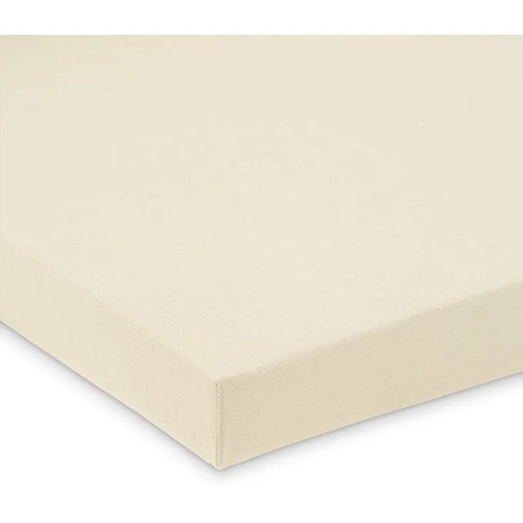 FabiMax Jersey Spannbettlaken für Laufgitter, 75x100 cm, beige