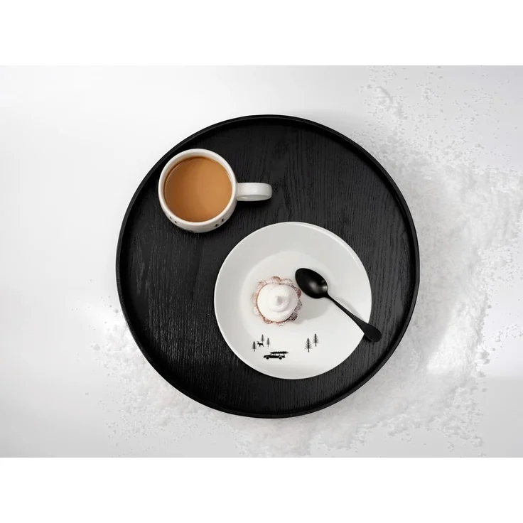 ASA Selection Dessertteller, Heart In The Snow Snow Tracks, L. 205mm, B. 205mm, H. 22mm – Bild 4