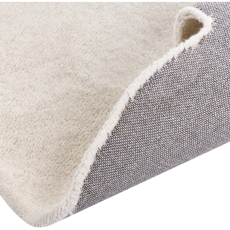 Teppich KOKKINI Hellbeige ø 140 cm Wolle – Bild 6