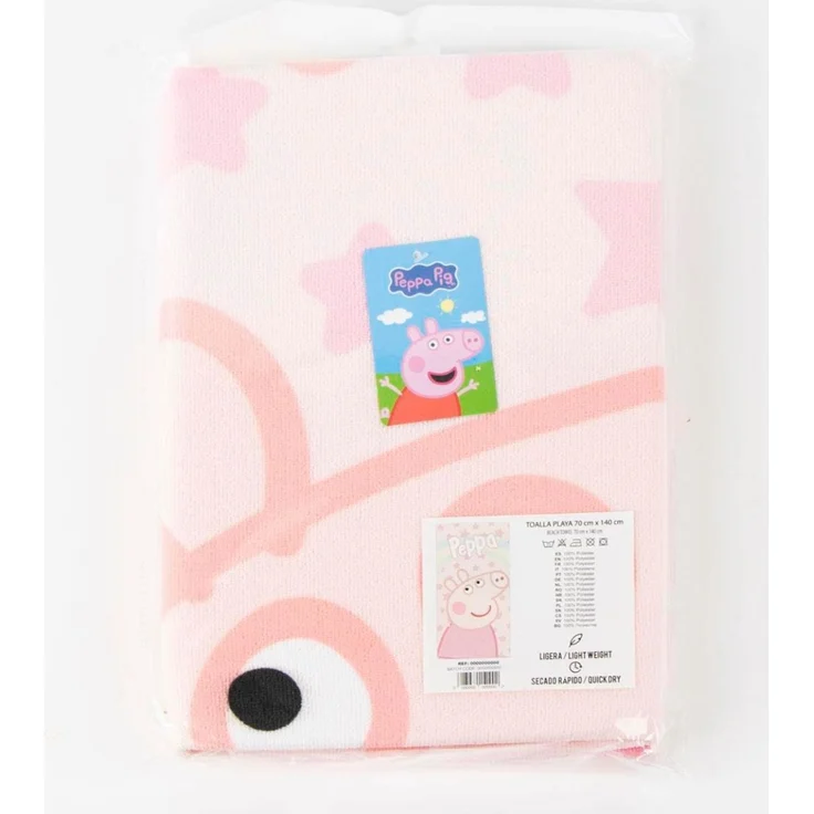 Peppa Pig Polyester Strandtuch für Kinder 70 × 140 cm 250 gsm – Bild 5