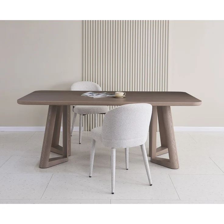 Selsey ‘Alisser’ Esstisch 200x100 cm, Nussbaum-Furnier – Bild 2