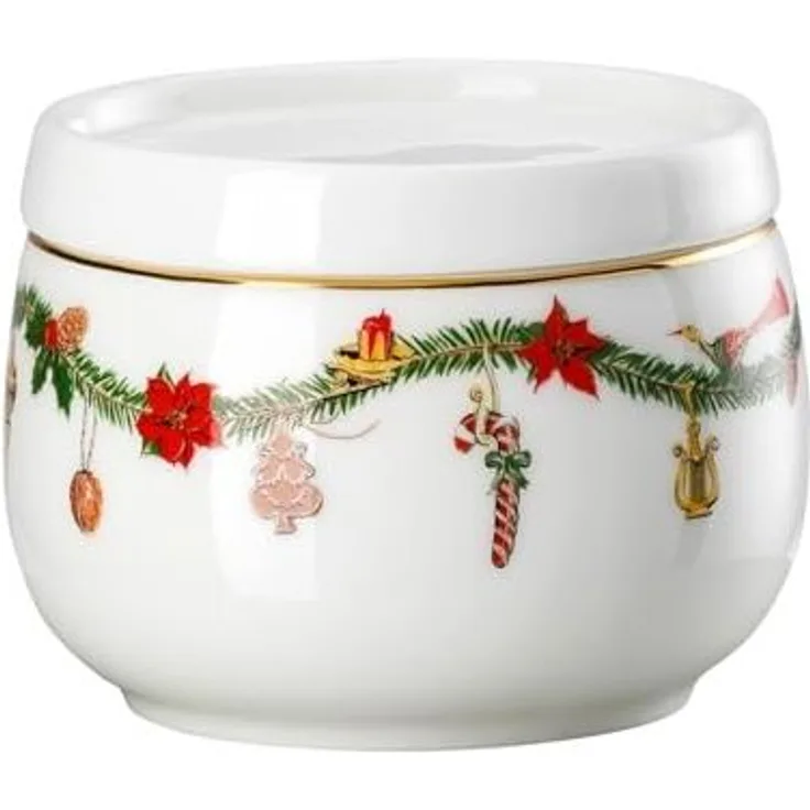 Hutschenreuther Zuckerdose Nora Christmas Zuckerdose 0,15 l, Bone China