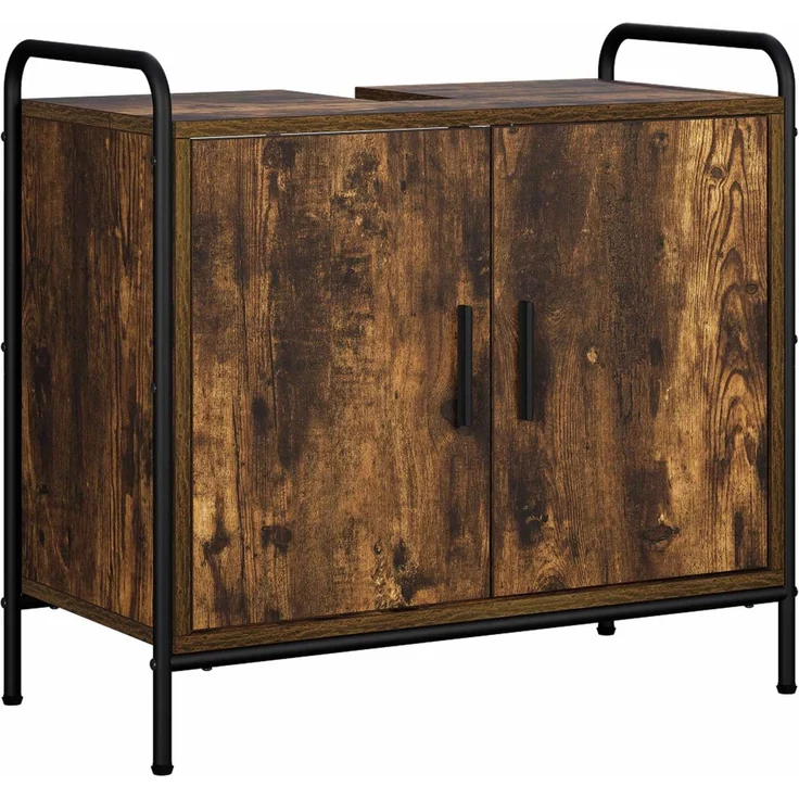 vidaXL Badezimmerschrank-Set 4 stk. Räuchereiche 40 x 36 x 200,5 cm 3444665 – Bild 6