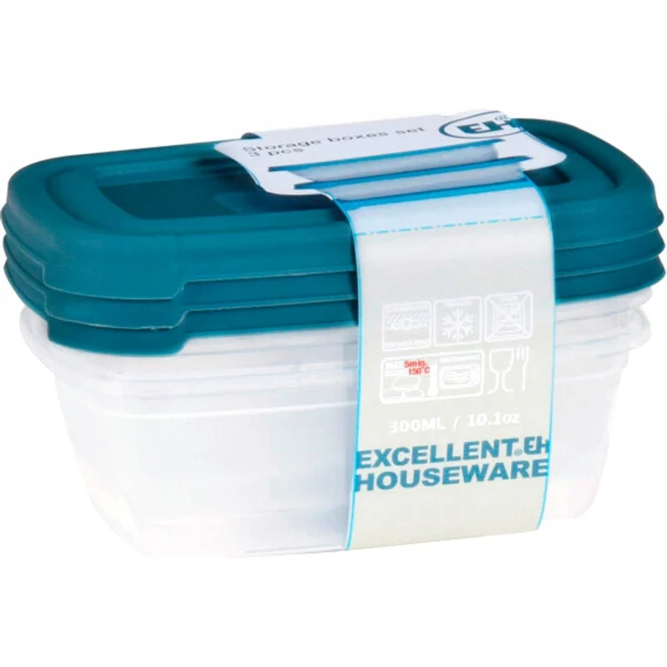 36x 3er Set Vorratsdosenset 300ml Küche Boxen Lebensmittel 108 Stück – Bild 1