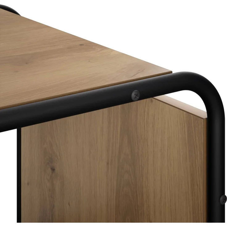 vidaXL Sideboard Artisan-Eiche 98 x 37,5 x 75,5 cm Holzwerkstoff 8007917 – Bild 6