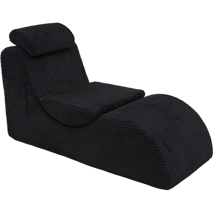 LVHOM Relaxsessel Ergonomisches Design, Lesesessel mit verstellbarer Kopfkissen und Sitzkissen, Fernsehsessel mit Seitentasche, Cord Bezug, bis 200kg belastbar