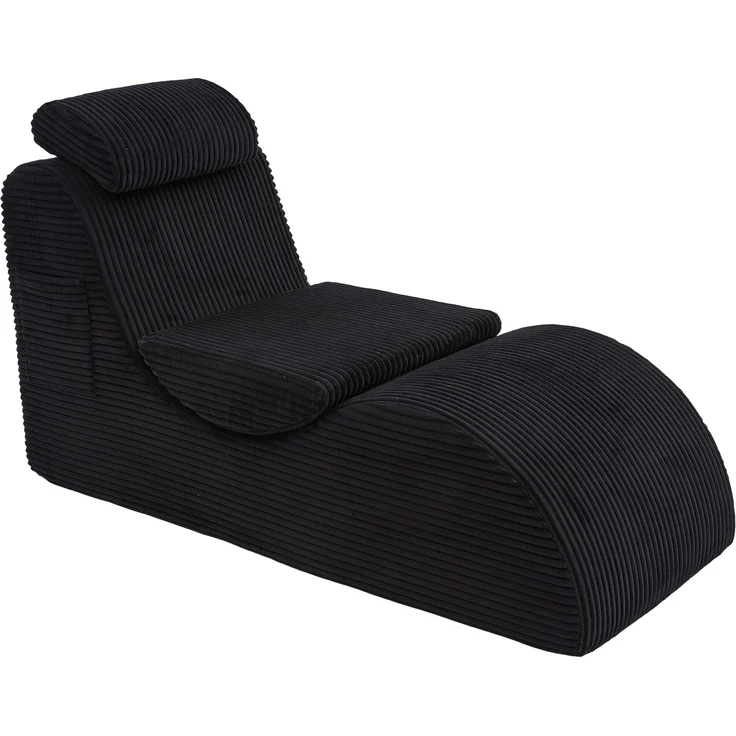 LVHOM Relaxsessel Ergonomisches Design, Lesesessel mit verstellbarer Kopfkissen und Sitzkissen, Fernsehsessel mit Seitentasche, Cord Bezug, bis 200kg belastbar – Bild 1