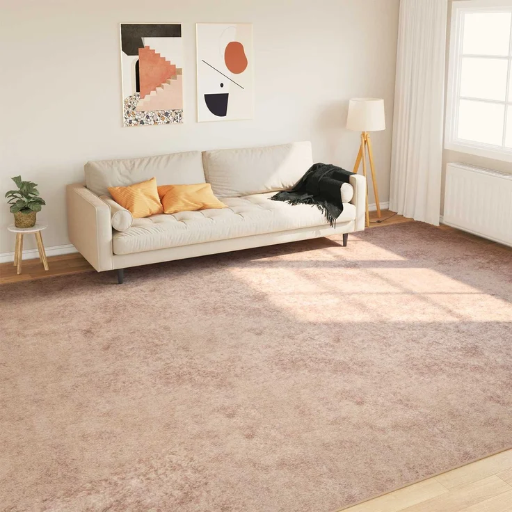 vidaXL Teppichläufer MARSA Sand 300x400 cm Polyester und PVC 42023129 – Bild 1