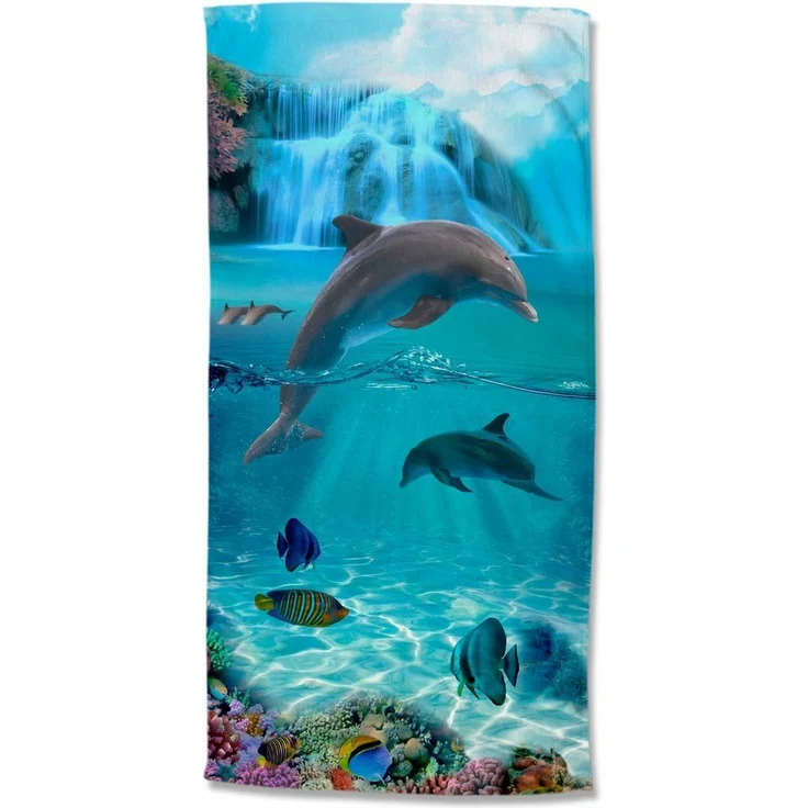 Good Morning Mikrofaser Strandtuch Liegetuch 75 X 150 cm Will blau – Bild 5